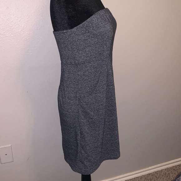 Grey Comfort Halter Dress with Pockets L - Picture 2 of 5